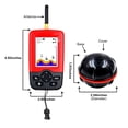 thumbnail image 4 of Détecteur de Poissons Sans Fil, Résistant à l'Eau Sonar Portable Robuste Intelligent 125KHz pour Extérieur, 4 of 7