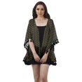 thumbnail image 1 of Moomaya Open Front Printed Shrug Printed Kimono Sleeve Beach Cover Up For Women, 1 of 5