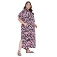 thumbnail image 4 of Oussum Robe Caftan Boutonnée pour Femme Longue Ajustable d'Été Maxi avec Poche, 4 of 7