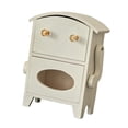 thumbnail image 4 of Elodie Mini Storage Cabinet Convenient Robot Shaped for Desk Living Room Countertop White, 4 of 8