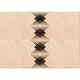 thumbnail image 1 of Ahgly Company Tapis Rectangulaire Lavable en Machine Intérieur Transitionnel Pérun Brun, 2 Pieds x 4 Pieds, 1 of 7