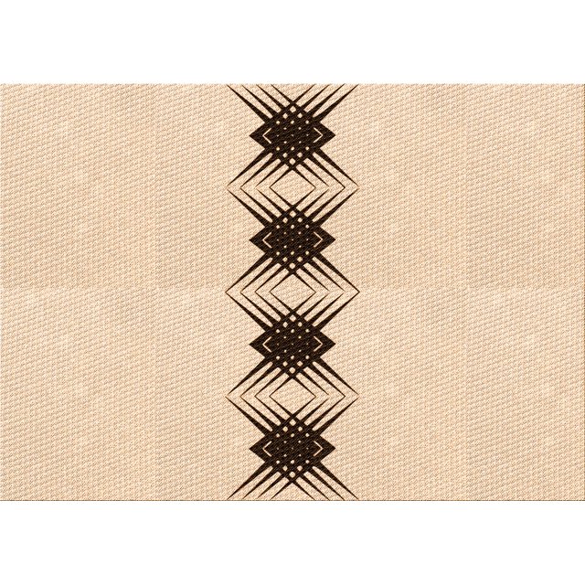Ahgly Company Tapis Rectangulaire Lavable en Machine Intérieur Transitionnel Pérun Brun, 2 Pieds x 4 Pieds