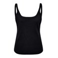 thumbnail image 3 of AherBiu Going out Tops for Women Ribbed Tank Tops Sleeveless Slim Cami Shirts Solid Color Undershirt, 3 of 4