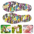 thumbnail image 4 of Semelles de Chaussures, Semelle de Chaussures pour Enfants Résistante à l'Usure et Respirante à Motif Imprimé de Dessin Animé pour Absorber la Sueur, Ultralégère, pour la Maison, Voiture de Dessin Animé, Cœur, 4 of 8