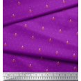 thumbnail image 3 of Soimoi Poly Georgette Fabric Artistic Flower & Dots Print Fabric by the Yard 52 Inch Wide, 3 of 3