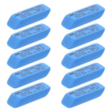 MasteelfCA 10pcs Durable Fret Erasers for Guitar Strings Fret Polishing Cleaner Blue