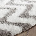 thumbnail image 3 of Safavieh Barcelona Carmella Zigzag Stripes Shag Area Rug, 3 of 7