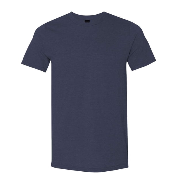 Gildan 980 Softstyle® T-Shirt Léger à design Tubulaire Semi-Ajusté, Fabriqué à Partir de 100 % de Coton Peigné Filé à l'Anneau avec une Densité de Surpiqûres Élevée pour une Impression Plus Fluide. Offert en Gris Chiné, Graphite Chiné et Couleurs Chiné Alternées. Comprend un Col Côtelé de 5/8 Po, un Encolure et des Épaules Rubanés, une Manche à Double Aiguille et des Ourlets au Bas. Certifié Oeko-Tex® Standard 100 avec Étiquette Amovible.