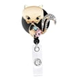 thumbnail image 1 of BELOVING Retractable Holder Cute Name Card Holder for Nurse Work Card Employees D, 1 of 6