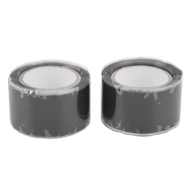 Waterproof Silicone Tape, Stretchy Self Fusing Tape 2.5cm Width For Home Hose Repair Black