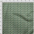 thumbnail image 4 of oneOone Rayon Forest Green Fabric Floral Sewing Craft Projects Fabric Prints By Yard 56 Inch Wide, 4 of 4