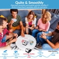 thumbnail image 3 of Automatic Card Shuffler 1-2 Deck Electric Shuffling Machine, AUTO & Manual Mode, Portable Shuffler Low Noise with 2000mAh Rechargeable Battery for UN, 3 of 7