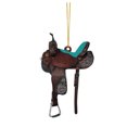 thumbnail image 2 of Wzzjkit Flat Western Saddle Cowboy Flat Pendant Car Rearview Mirror Backpack Accessories Pendant, 2 of 6