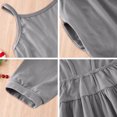 thumbnail image 5 of Girls Overall Sleeveless Rompers for Girls Spaghetti Strap Rompers with Pockets Summer Outfits for Girls 4T, 5 of 5