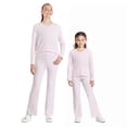thumbnail image 3 of George Girls' Lace Trim Rib Top, 3 of 6