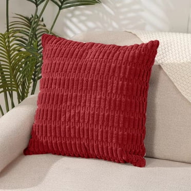 SuoKom Boho Decorative Pillow Covers 40X40 Cm for Living Room Couch Bed Sofa, Stylish Simplicity Home Decor, Soft Corduroy Cushion