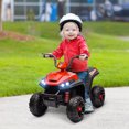 thumbnail image 2 of Qaba 12V Kids ATV Ride on Car Electric Toys Gift with Four Wheels Spring Suspension, Red, 2 of 9