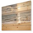 thumbnail image 1 of Design Art - Plage de Sable Tropical Sombre au Coucher du Soleil, 1 of 5