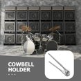 thumbnail image 3 of KAKOWELY cowbell mounting bracket Metal Cowbell Mounting Bracket for Drum Sets Cowbell Mount Holder Rod Music Instrument Accessory Hardware Mounting Bracket Rod, 3 of 5