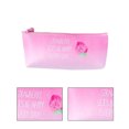 thumbnail image 2 of Pencil Bag Students Stationery Storage Case Adorable Zipper Closure PU Pen Pouch, Single Strawberry, 2 of 8