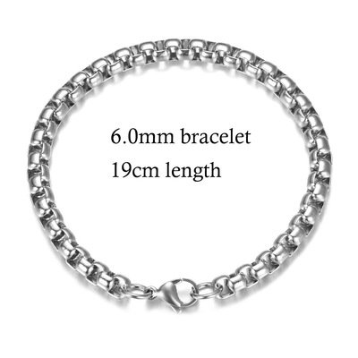 bracelet en Métal Simple et Élégant Adapté pour Hommes