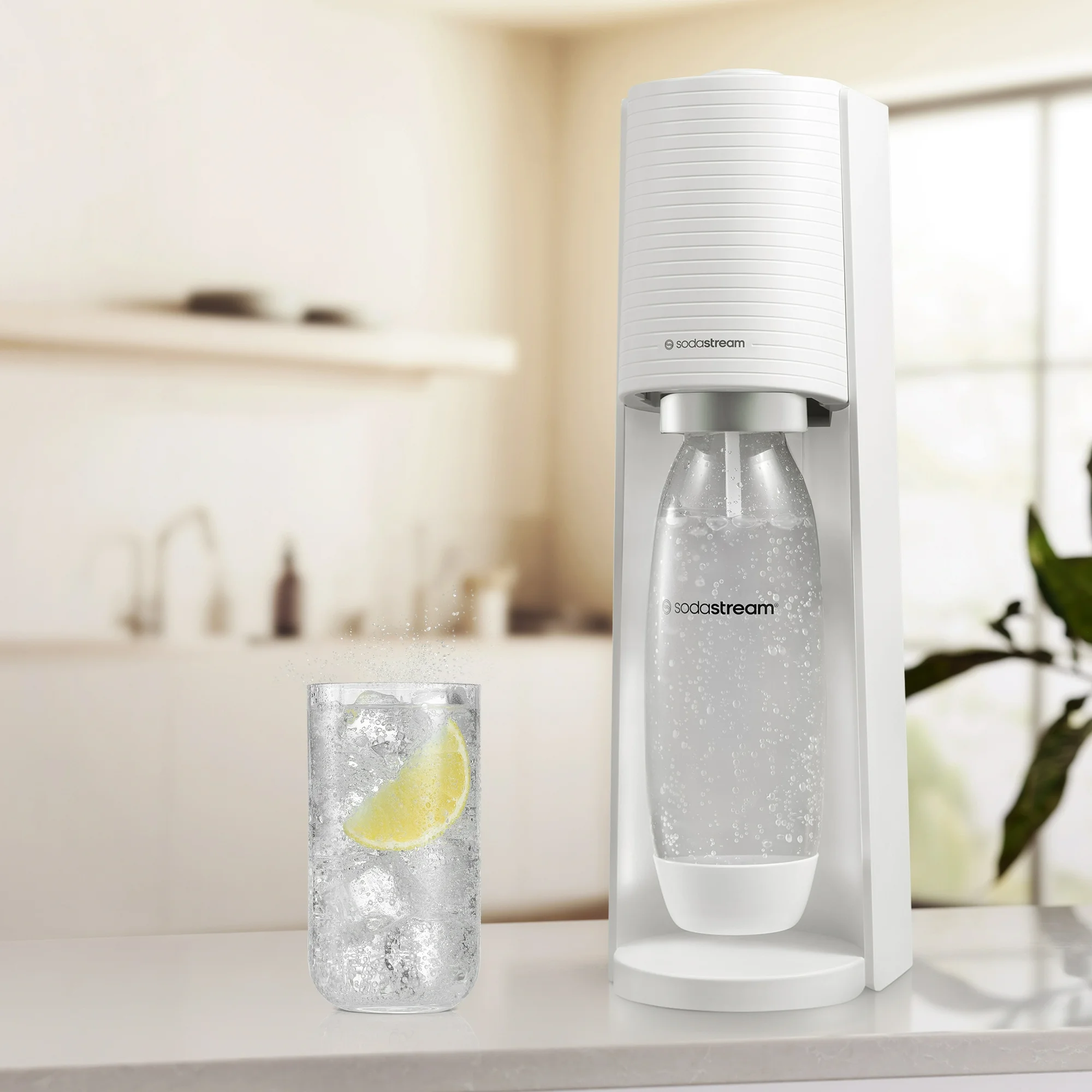 SodastreamTerra (White) Sparkling Water Maker with CO2 and