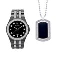 thumbnail image 1 of Bulova Crystal Black Dial Mens Watch, 1 of 3