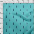 thumbnail image 2 of oneOone Tissu Coton Soie Tissu Imprimé Ikat Abstrait au Mètre 42 Pouces de Large, 2 of 4