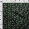 thumbnail image 3 of oneOone Rayon Green Fabric Floral Craft Projects Decor Fabric Printed By The Yard 56 Inch Wide, 3 of 5
