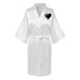 thumbnail image 1 of FAIWAD Womens Long Sleeve Robes Graphic Printed Bathrobe Lightweight Long Cardigan Robes with Belt, 1 of 3