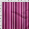 thumbnail image 3 of oneOone Georgette Viscose Fuschia Pink Fabric Stripes Craft Projects Decor Fabric Printed By The Yard 42 Inch Wide, 3 of 4
