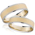 thumbnail image 1 of 14k Gold Matching His Hers Comfort Fit Wedding Band Set, 1 of 2