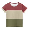 thumbnail image 4 of MeetoTime T-Shirt Graphique à Manches Courtes pour Enfants Tee Décontracté à Col Rond Haut pour Bébés Garçons Filles 3-12 Ans, 4 of 4