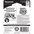 thumbnail image 4 of Panasonic Eneloop Pro AA High Capacity Ni-MH Battery (Pack of 8), 4 of 5