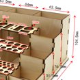 thumbnail image 3 of Wooden Model Rack Stand Storage for B, 3 of 4