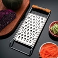 thumbnail image 1 of Stainless Steel Grater Multi Functional, Xinsrenus Foldable Double Sided Cheese Grater for Potatoes Kitchen Tool, Silver, 1 of 6