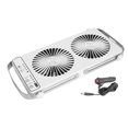 thumbnail image 1 of Rv Roof Window Fan Ventilation Cooling Fan Versatile Portable Double Row Fan White, 1 of 8