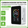 thumbnail image 2 of 2X Temperature & Humidity Meter, Air Quality Monitor, CO2 Detector, 3-In-1 Digital Air Pollution Carbon Dioxide Detector,2 x Air Quality Analyzer 2 x USB Cable 2 x User Manual,White, 2 of 7