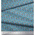 thumbnail image 2 of Soimoi Polyester Crepe Fabric Scientific Lab Equipments Education Theme Printed Fabric 1 Yard 42 Inch Wide, 2 of 3