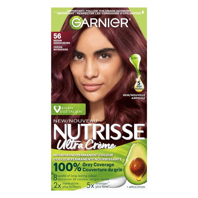Garnier Nutrisse Ultra Crème, Coloration Permanente, Longue-Durée, 1 unité