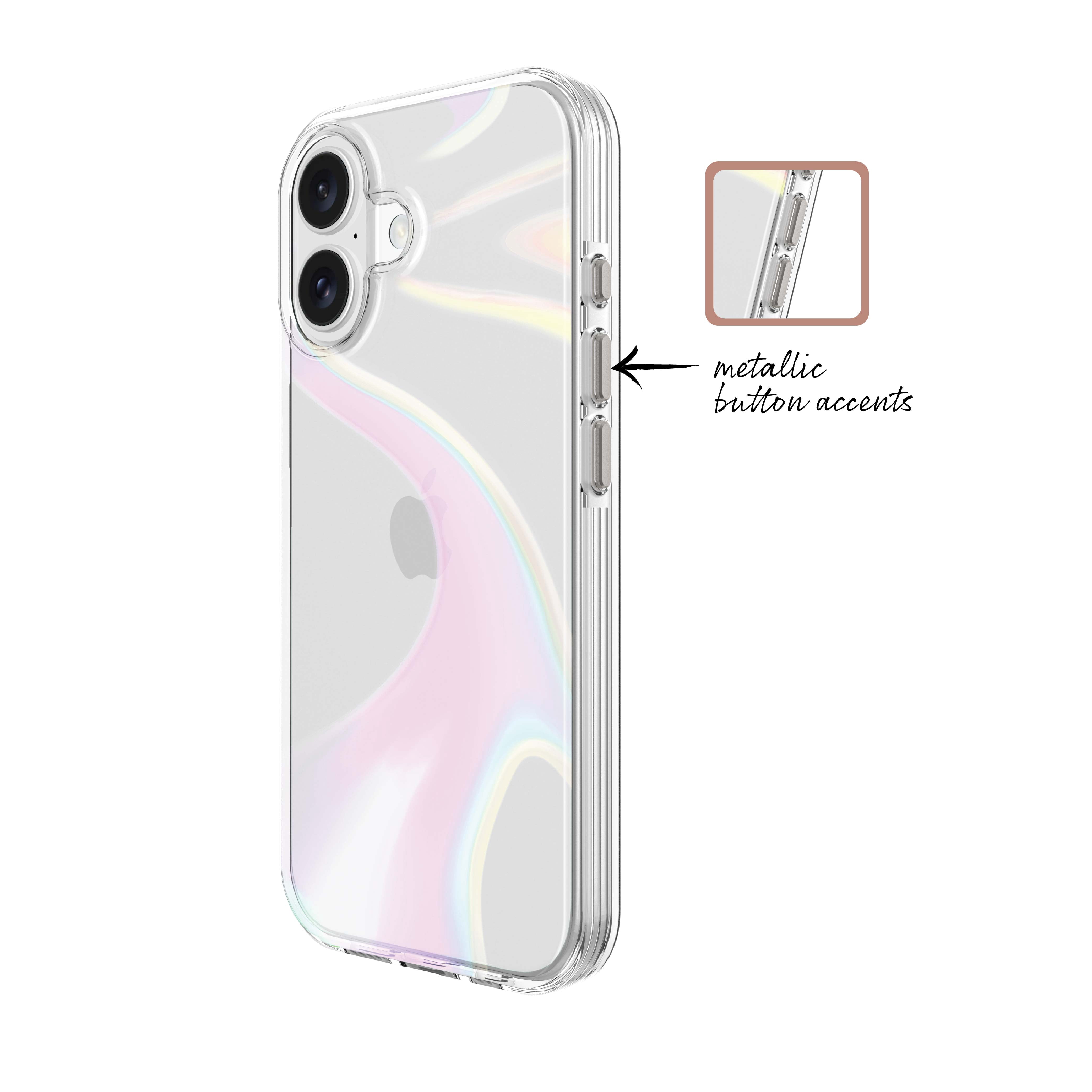 Iridescent Illusion Phone Case for iPhone 17