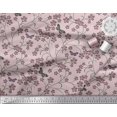 thumbnail image 2 of Soimoi Poly Georgette Fabric Insect,Leaves & Flower Floral Print Fabric by The Yard 52 Inch Wide, 2 of 2