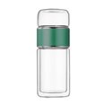 thumbnail image 1 of Tea Infuser Bottle, Stainless Steel 430ml Glass Tea Infuser  for Travel Green,Rose Gold,Stainless Steel Color, 1 of 8