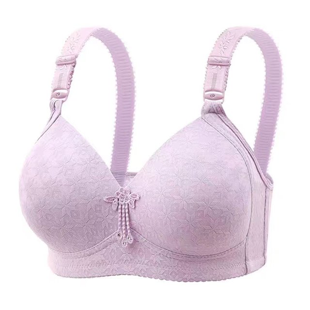 Yuyuzo WirelessBras for Women V Neck Full Coverage Bralettes Seamless Adjustable Strap Push up Bra