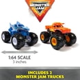 thumbnail image 3 of Monster Jam, Supercharge Speedway Playset, Megalodon and El Toro Loco Die-Cast Monster Trucks, Light Up World Finals Track Kids Toys for Boys Ages 3+, 3 of 7