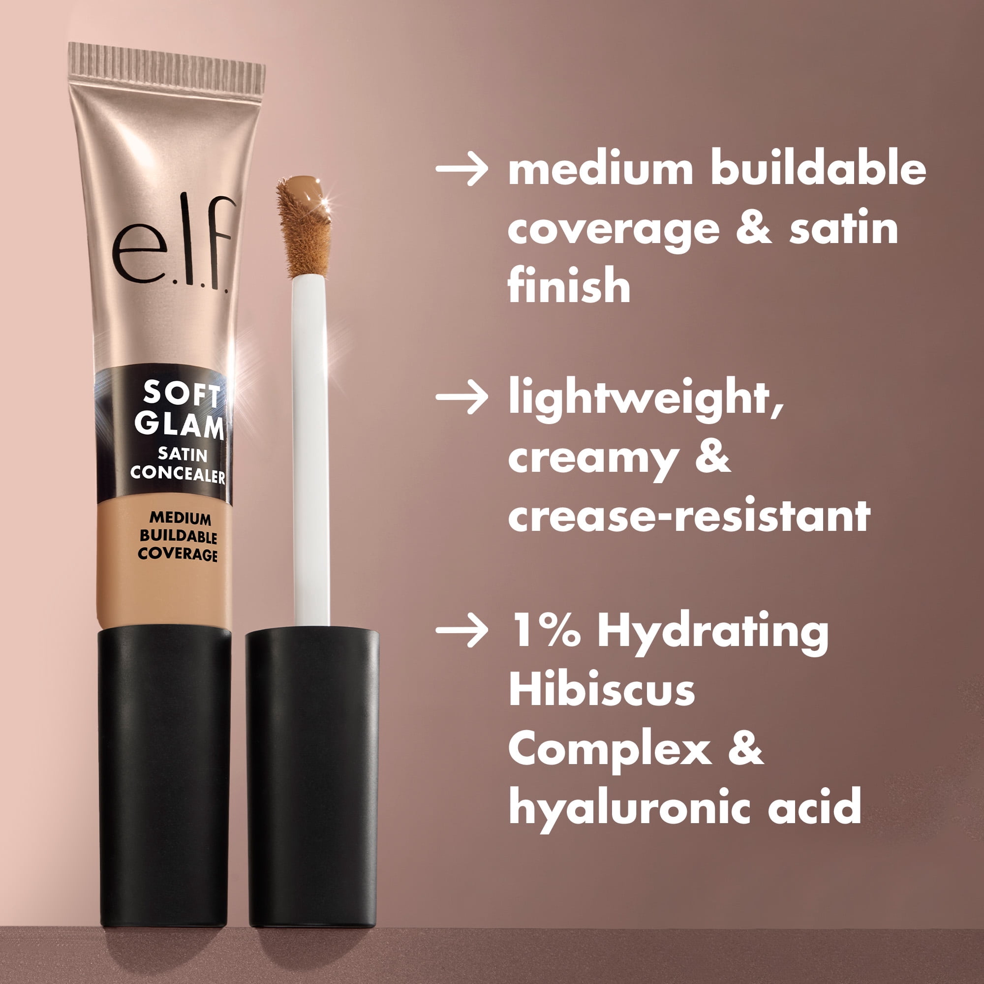 e.l.f. Cosmetics Soft Glam Cache-Cernes Satiné, 13 Clair Neutre