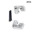 thumbnail image 3 of mmirethe 2 Pieces RC Car Main Beam Fixing Parts Model Vehicles Beams Mount Automotive Toy Modified Accessory Spare Parts Silver, 3 of 6