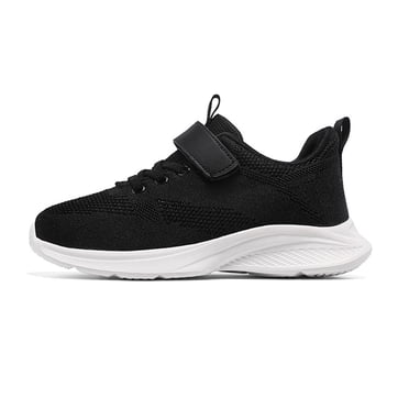 GDREDA Espadrilles Garçons Filles Enfants Chaussures de Sport Course Marche pour Tout-Petit/petit Enfant/grand Enfant Espadrilles Enfants Noir,2