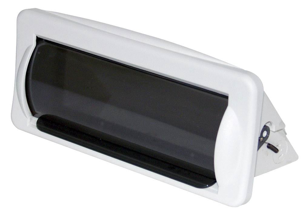 Nouveau PYLE PLMRCW2 Boîtier de Radio pour Lecteur CD de Bateau Marin Étanche Blanc