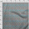 thumbnail image 2 of oneOone Silk Tabby Fabric Leaves & Floral Block Decor Fabric Printed BTY 42 Inch Wide, 2 of 4
